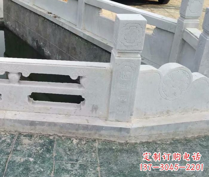 海南园林景观大理石栏板雕塑 (7)