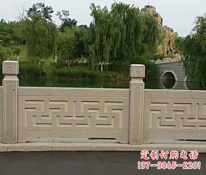 海南园林景观大理石栏板石雕 (4)