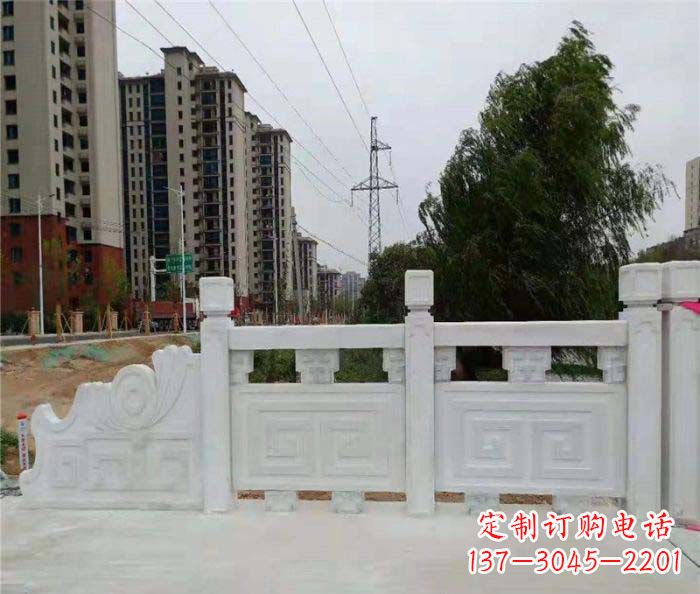 海南园林景观大理石栏板石雕 (5)