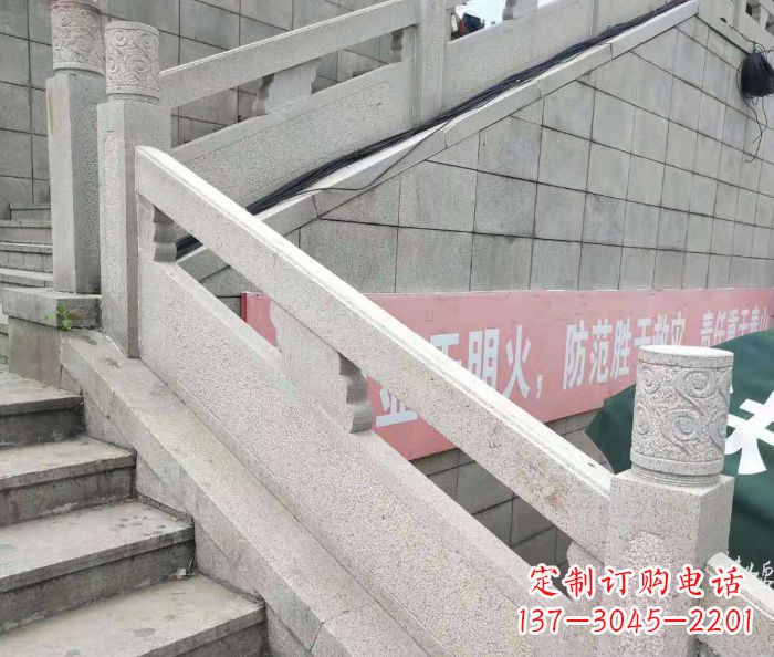 海南园林景观大理石桥栏板石雕_1 (2)