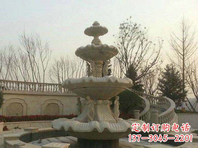 海南园林景观大型喷泉石雕 (2)