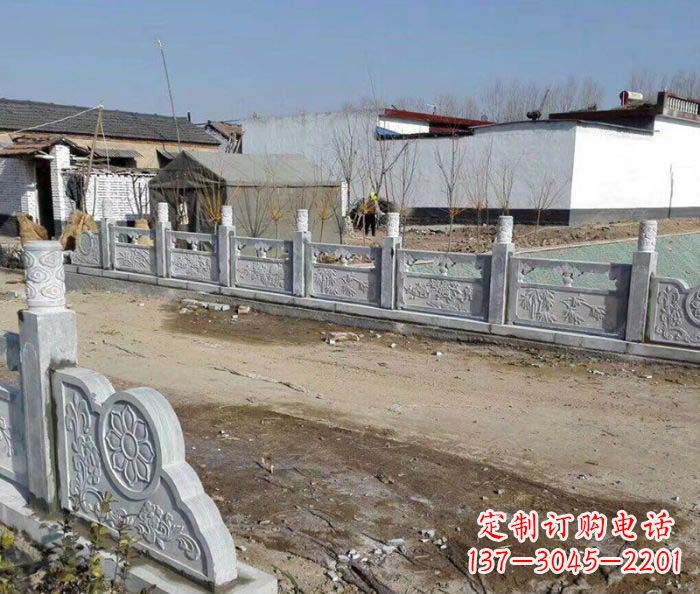 海南园林景观仿古栏板石雕