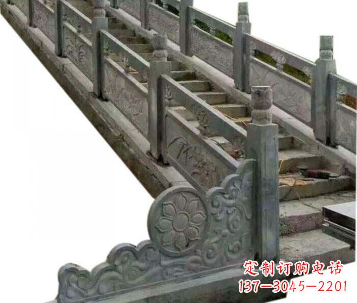 海南园林景观仿古石雕栏板 (4)