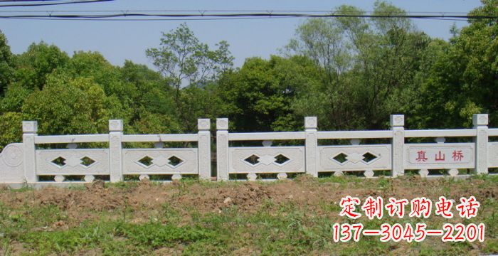 海南园林景观真山桥石雕栏板 (2)