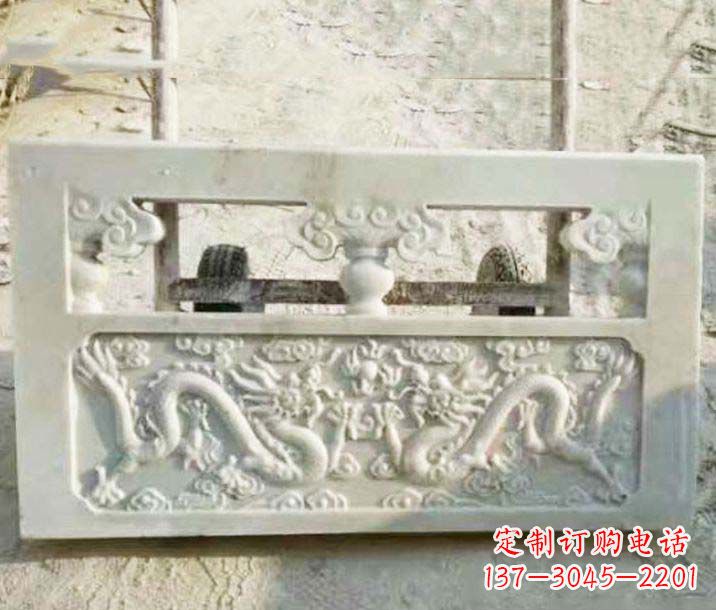 海南园林石浮雕栏板景观石雕