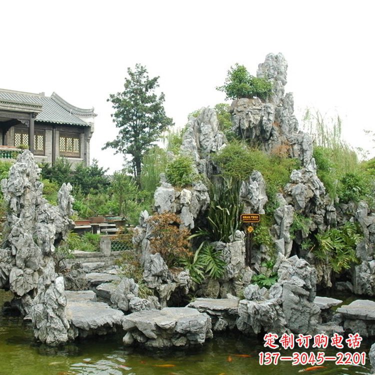 海南园林庭院奇石假山