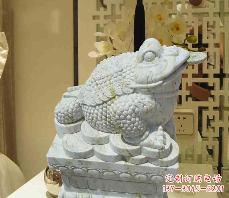 海南招财神兽金蟾石雕