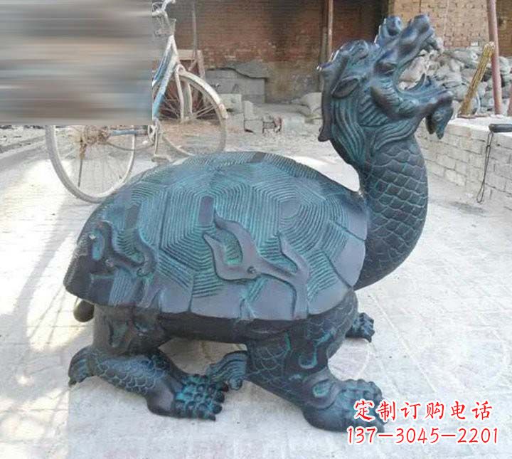 海南铸铜龙龟雕塑222